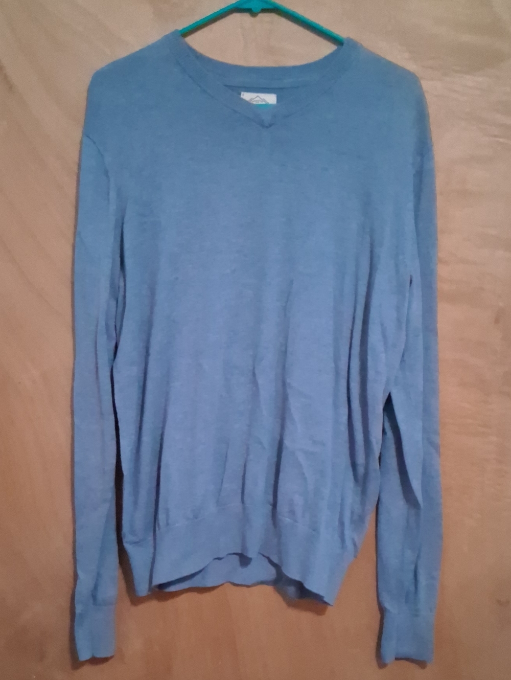 St. John's Bay Men's V-Neck Sweater in Light Blue